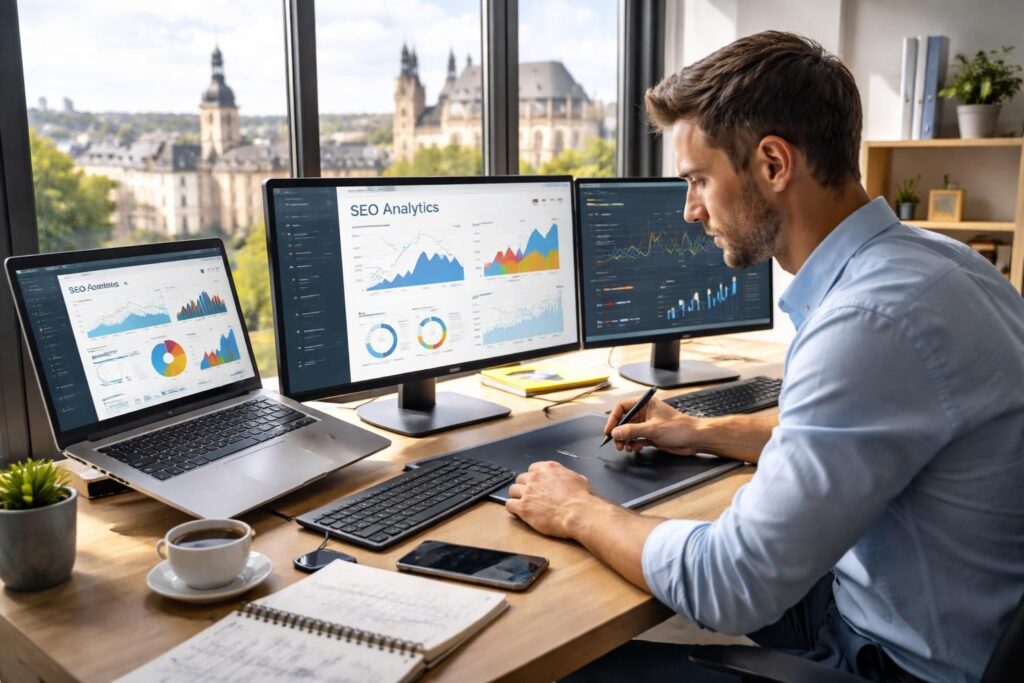 découvrez comment un consultant seo basé à rennes peut transformer votre stratégie digitale en optimisant votre visibilité en ligne et en boostant votre trafic qualifié.