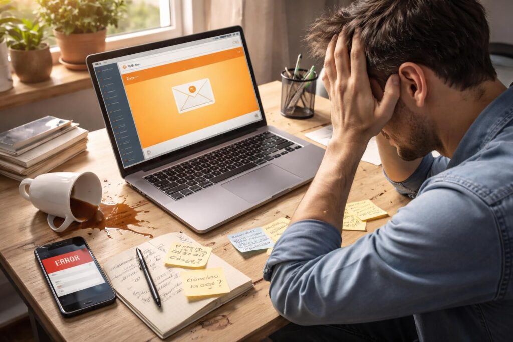 découvrez les erreurs courantes à éviter lorsque votre mail orange disparaît et retrouvez facilement l'accès à votre messagerie.