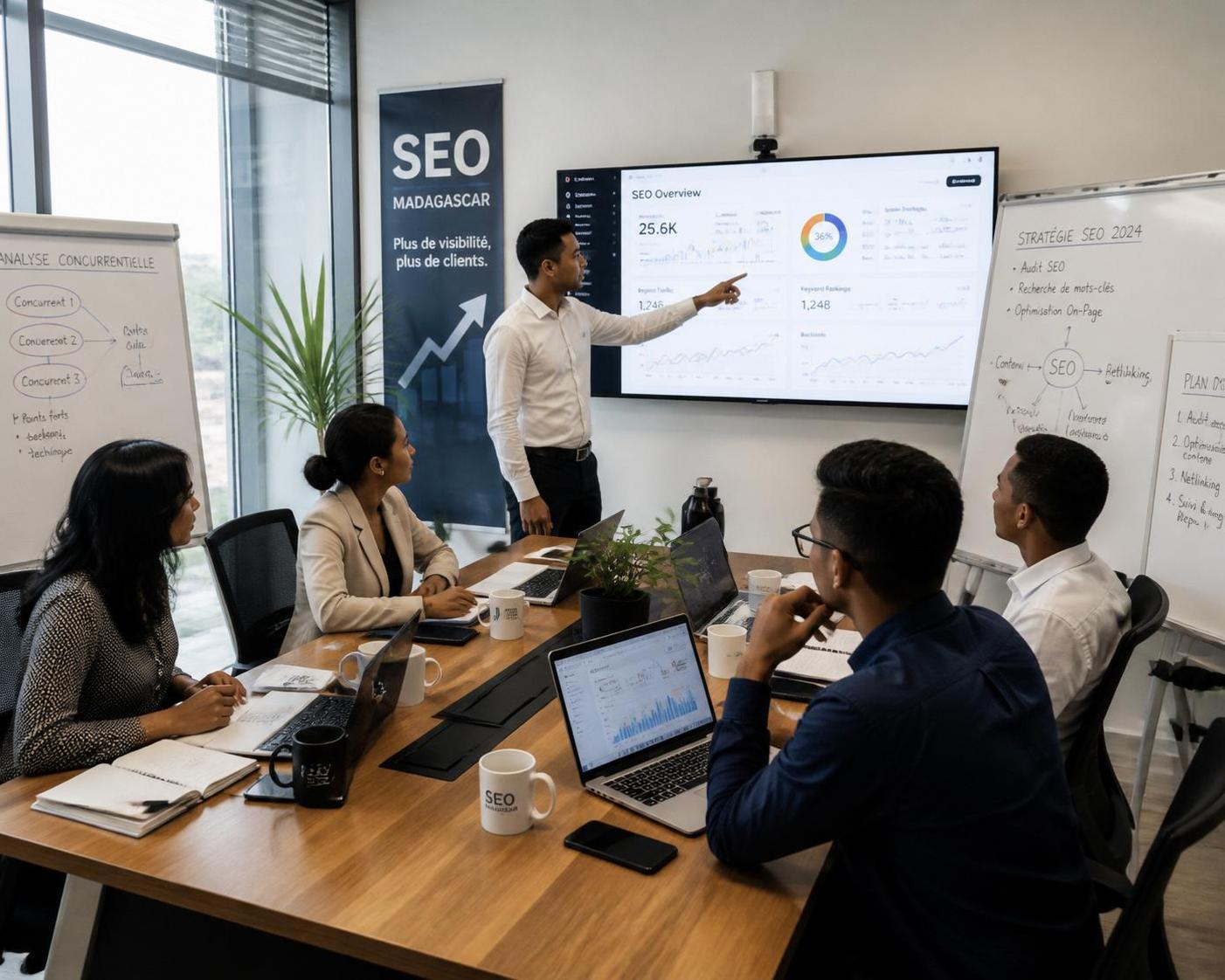 consultant seo madagascar : agence experte dans le placement d'assistants virtuels qualifiés pour accompagner les entrepreneurs dans leur croissance digitale.