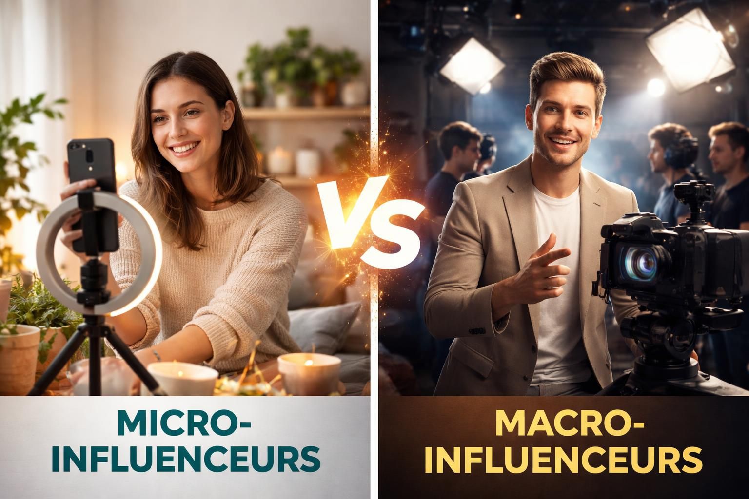 découvrez les différences entre micro-influenceurs et macro-influenceurs et apprenez quelle stratégie marketing adopter pour maximiser l'impact de votre campagne.