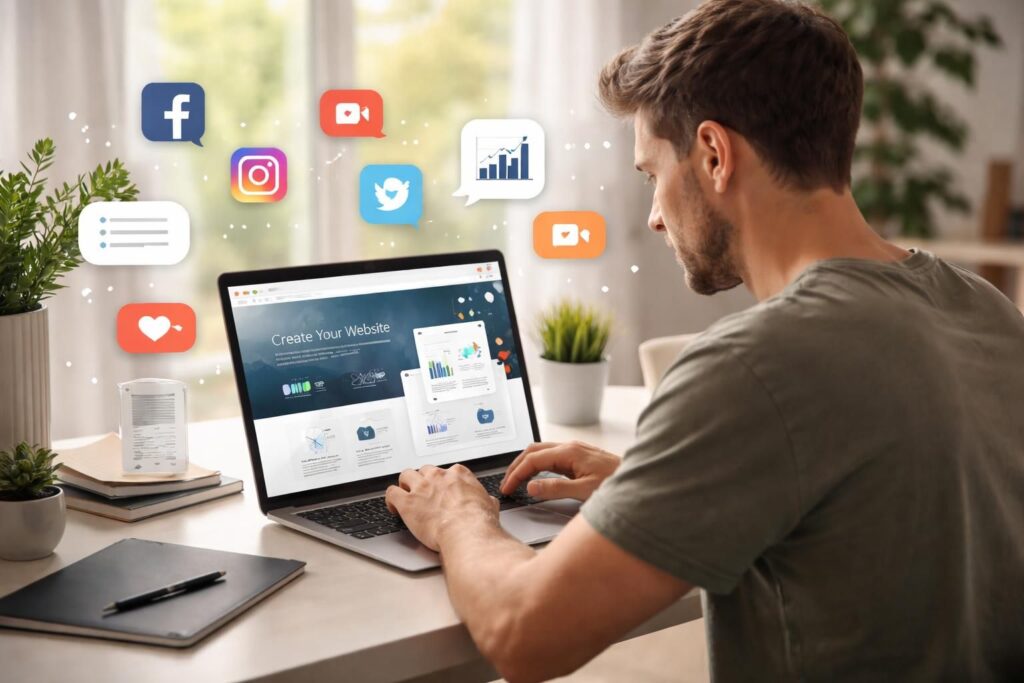 découvrez pourquoi créer son site internet est essentiel pour accroître sa visibilité en ligne et attirer plus de clients.